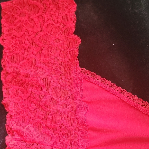Ksclassyass, red, thong, classy,  sexy, lace, plus - Picture 2 of 3